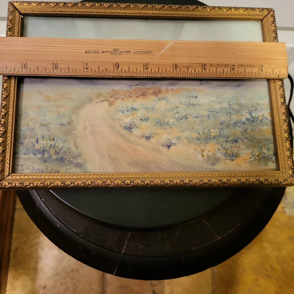 Original Signed F. Shirley Oil Painting - Picture 7 of 8